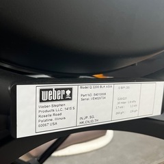 weber Q2200 ブラック　BBQコンロの画像