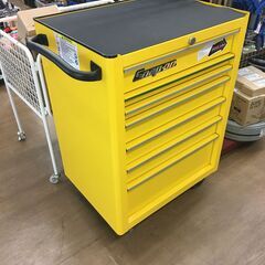 【引取限定】中古品　スナップオン　ロールキャブ　KRA2007KCPES　Snap-On　工具箱　イエロー７段・鍵2個付き　【ハンズクラフト戸畑店】の画像