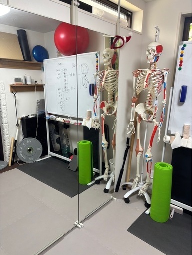 突っ張り型鏡2枚【引き取り限定】