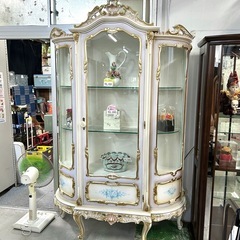 アンティーク調 ガラスのコレクションケース