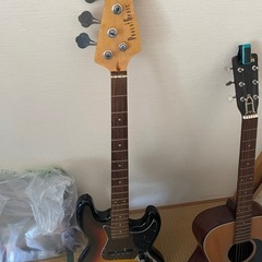 エレキベースとアコギセットの画像