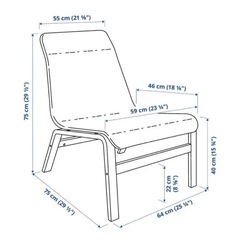 IKEA 椅子(NOLMYRA) の画像