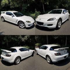 ☆MAZDA RX-8 実走行距離3.2万km台 社外リアウイング 13Bロータリーエンジン☆東京/大田区【下取OK】の画像