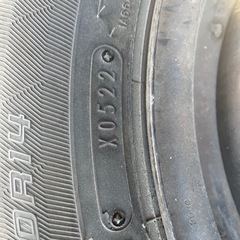 年式2022 GOOD YEAR 165/70R14 夏タイヤホイール4本セットの画像