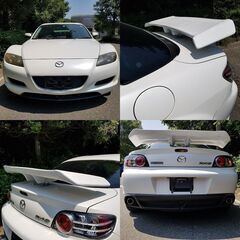☆MAZDA RX-8 実走行距離3.2万km台 社外リアウイング 13Bロータリーエンジン☆東京/大田区【下取OK】の画像