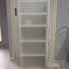 【美品】全身鏡、収納ケースの画像
