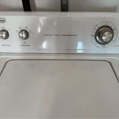 アメリカ製　洗濯機の画像