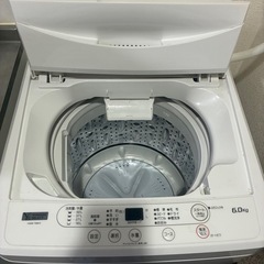 ヤマダセレクト 全自動電気洗濯機 YWM-T60H1 2021年製の画像