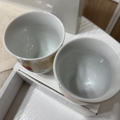 新品未使用　今治　バスタオル　片岡鶴太郎　湯呑みセットの画像