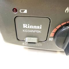 伊勢崎店【現状品】gi8-1 Rinnai ガスコンロ KG34NPBK 2021年製 リンナイの画像