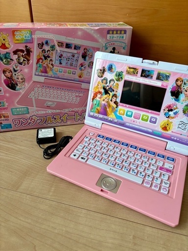 ディズニー ワンダフルスイートパソコン 箱付き 美品 ディズニー＆ディズニー/ピクサーキャラクターズ ワンダフル