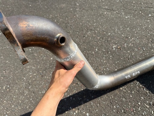 レガシィBLBP用 触媒ストレートフロントパイプ レガシィ BL BP用 HKS 加工品 触媒ストレートフロントパイプ