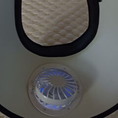扇風機付きレディースサンバイザーの画像