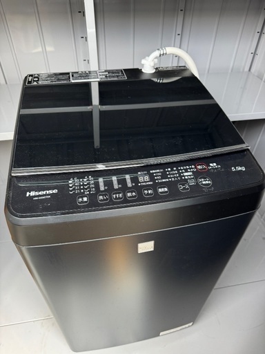 値下げしました！Hisense 洗濯機5.5kg Amazon.co.jp: ハイセンス 全自動 洗濯機 5.5kg ホワイト HW