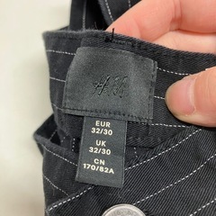 2508-214 H&M ストライプパンツ Sサイズ ユニセックス 汚れありの画像