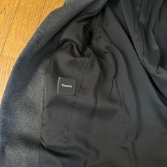 theory カシミヤ100%コート　スタンドカラー　XSサイズの画像