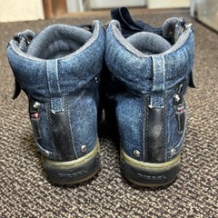 DIESEL ディーゼル　RN93243 スニーカー　デニム　24cm #37 JP23.5cmの画像