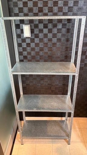 IKEA イケア　HYLLIS ヒュッリス　ステンレスラック