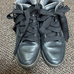 DIESEL ディーゼル RN 93243 スニーカー　黒　US 7 - EUR 37 - JPN 24の画像