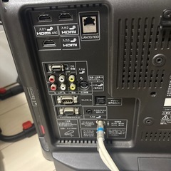 シャープ　AQUOSテレビ20インチジャンク汎用リモコン付きの画像