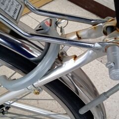 ★リユースのサカイ高崎店★TJ12418  自転車 一般 26インチ シルバー クリーニング済みの画像