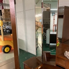 ★ドレッサー 鏡台 化粧台 三面鏡 レトロ アンティークの画像