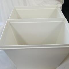 あげます　良品❗おまけ付き　ゴミ箱2個セット　洗濯かご付きの画像