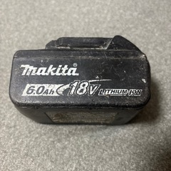 マキタ  6.0ah 18v バッテリーの画像