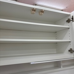 食器棚 ホワイトの画像