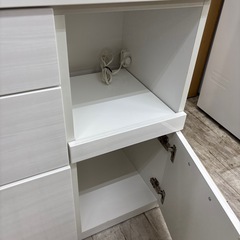 食器棚 ホワイトの画像