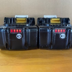 値下げ　マキタ　純正バッテリー　18V ２個セットの画像