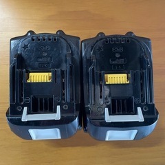 値下げ　マキタ　純正バッテリー　18V ２個セットの画像