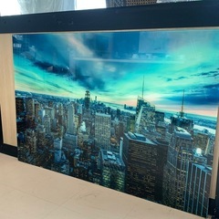 美原店 ニューヨーク マンハッタン 風景画　ガラスアートの画像