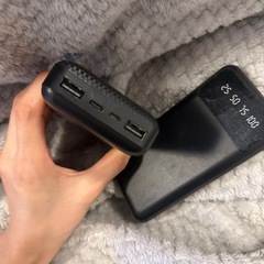 モバイルバッテリー２つセットの画像