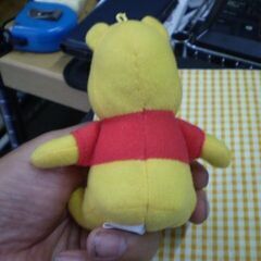 くまのプーさん　ミニぬいぐるみの画像