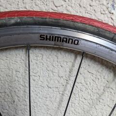 ロードバイク用、ホイールタイヤ付きの画像