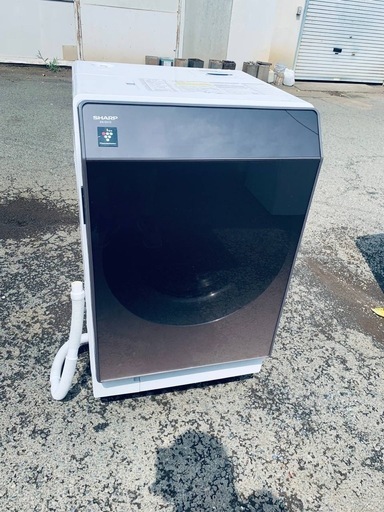 ✓SHARPドラム式電気洗濯乾燥機✓ ✓ES-G112-TR✓