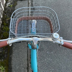 ＜動作美品＞女の子用・24インチ・ジュニア自転車  LEDオートライト・変速なし 鍵付きの画像