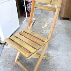 IKEA イケア ASKHOLMEN アスクホルメン 屋外用 折りたたみ式 テーブル ＆ チェア 2点セット アカシア無垢材 配達可の画像
