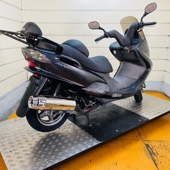 8462km ★始動動画あり★ マジェスティ125　SE27 ヤマハ 小型の画像