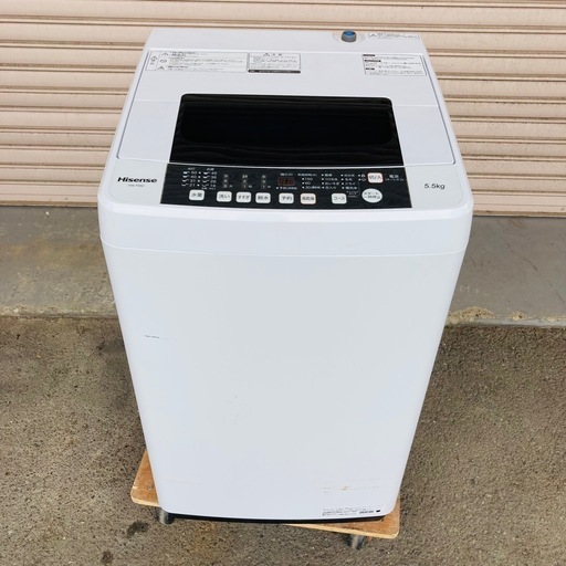 Hisense ハイセンス　全自動電気洗濯機　5.5kg 2020年製 HW-T55C 動作品