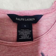 【お取置き3】ラルフローレン ピンクTシャツ サイズ:5の画像