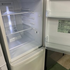 ジャングルジャングル貝塚店 138L冷蔵庫 Panasonic 2021年製 NR-B14DW パナソニック 2ドア冷蔵庫 ホワイト 白 中古 洗浄済み リサイクルショップ 貝塚市の画像