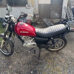 乗って帰れます　GN125 スズキ　ちょっとカスタム　動画あり　ローン、PayPay可の画像