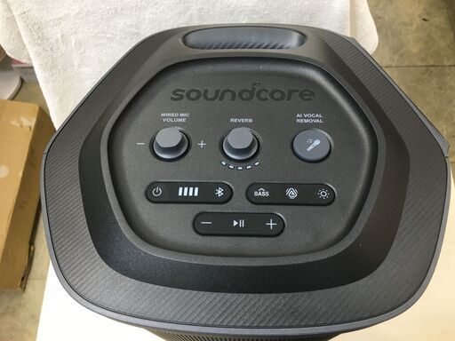 海外・日本製品のサルベージ品　Anker　Soundcore  Rave3　スピーカー　マイク2本付き