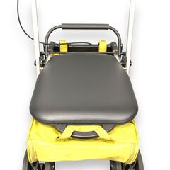 25Y047 ジB 象印ベビー Withone ウィズワン シルバーカー 歩行補助 折りたたみ 座面付 中古品の画像