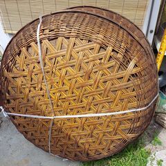 竹ザル　特大　お茶等で使用の業務用の画像