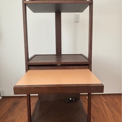 カリモク　パソコンラックの画像