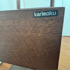 カリモク　パソコンラックの画像