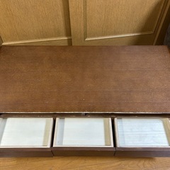 お盆でも👌引き出し付きセンターテーブル の画像